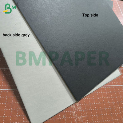 Papan abu-abu berlapis kertas hitam di satu sisi 2mm tebal untuk kemasan