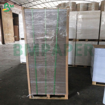 Papan abu-abu berlapis kertas hitam di satu sisi 2mm tebal untuk kemasan