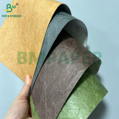 147cm Lebar gulungan 0,55mm Sewable PU Tyvek Paper Untuk Tas Wanita
