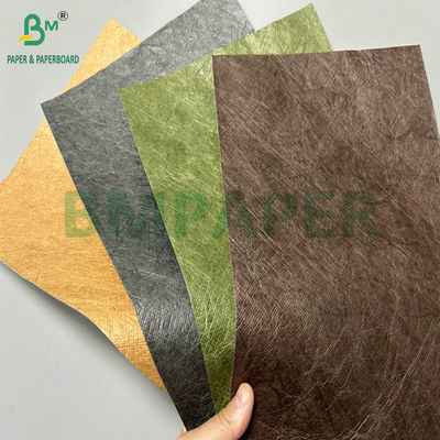 147cm Lebar gulungan 0,55mm Sewable PU Tyvek Paper Untuk Tas Wanita