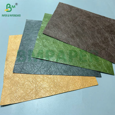 147cm Lebar gulungan 0,55mm Sewable PU Tyvek Paper Untuk Tas Wanita
