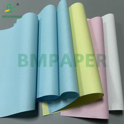 75gr 21.6 x 27.9cm NCR Karbonless Paper Dengan CFB Pink Biru Kuning