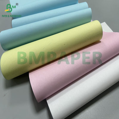 75gr 21.6 x 27.9cm NCR Karbonless Paper Dengan CFB Pink Biru Kuning