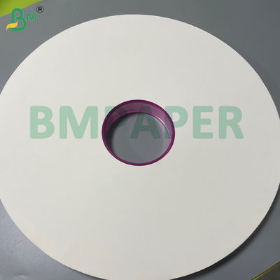 Custom Logo Printed Biodegradable 28gsm Putih Food-Grade Straw Wrap Paper Untuk Individu Minum Straw Packaging