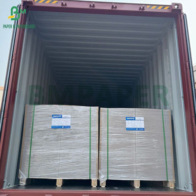 450gm 400gm C1S kertas berlapis tanah liat dengan punggung abu-abu 22 "x 24" lembar