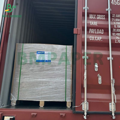 450gm 400gm C1S kertas berlapis tanah liat dengan punggung abu-abu 22 "x 24" lembar