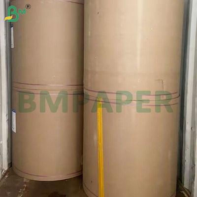 Gulung kertas kraft bergaris tidak dicelupkan yang ramah lingkungan untuk kemasan bunga