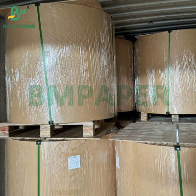 Bernafas Waterproof 54G 56G Wax Coated Protective Bag Mango Kertas Luar Kuning