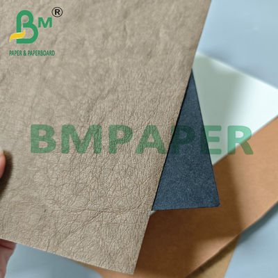 0.3mm 0.7mm Warna cokelat muda tahan lama Kraft Tex Paper untuk penyimpanan makanan