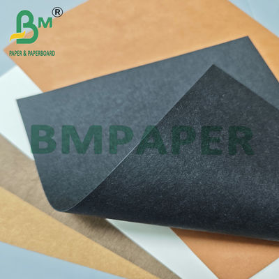 0.3mm 0.7mm Warna cokelat muda tahan lama Kraft Tex Paper untuk penyimpanan makanan