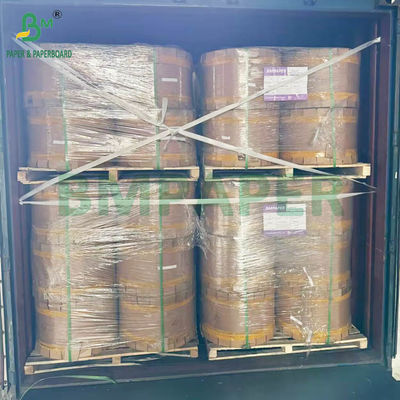 30g Double-Sided Gloss Black Paper Roll 370mm 420mm Untuk Perlindungan Kantong Buah