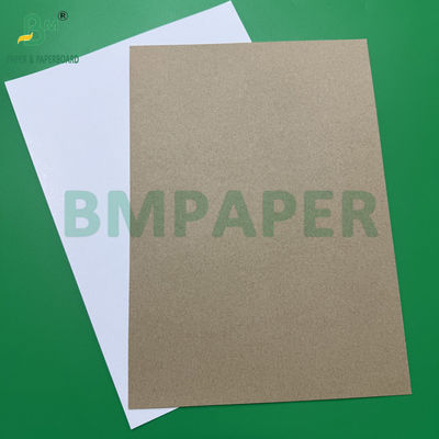 140gr 200gr White Top Kraft Back Board Untuk Kotak Sepatu 70cm 100cm 115cm Roll