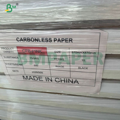 572mm X 876mm 55 gram 60 gram NCR CB CFB CF Karbonless Autocopy Paper In Ream
