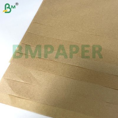Brown Kraft Silicone Coated Release Paper 80gsm Untuk Label &amp; Aplikasi yang Tahan Lemak