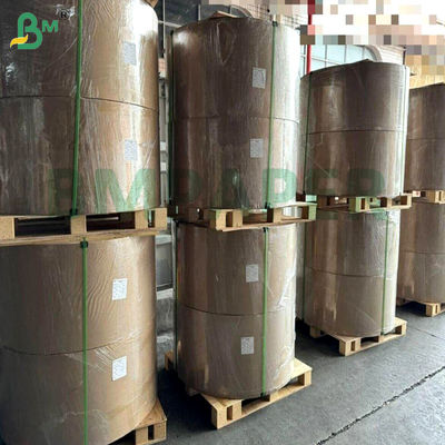 Brown Kraft Silicone Coated Release Paper 80gsm Untuk Label &amp; Aplikasi yang Tahan Lemak