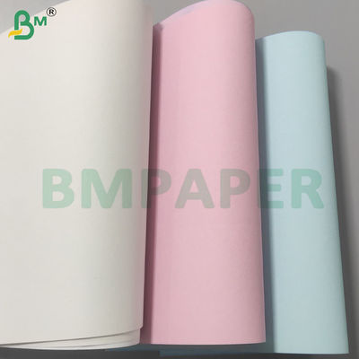 80gm 44cm Lebar Ringan lingkungan NCR Karbonless Paper dalam Jumbo Rolls