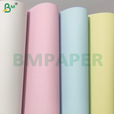 80gm 44cm Lebar Ringan lingkungan NCR Karbonless Paper dalam Jumbo Rolls
