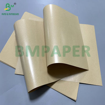 50 gram 60 gram Greaseproof PE Coated Brown Kraft Paper Untuk Kantong Makanan Lebar 70cm