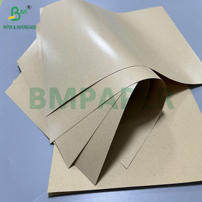 50 gram 60 gram Greaseproof PE Coated Brown Kraft Paper Untuk Kantong Makanan Lebar 70cm