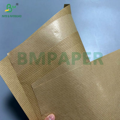 60gm 70gm 70x 100cm Brown Dilapisi 1 sisi Ribbed Kraft Paper Untuk Food Wrap Bag