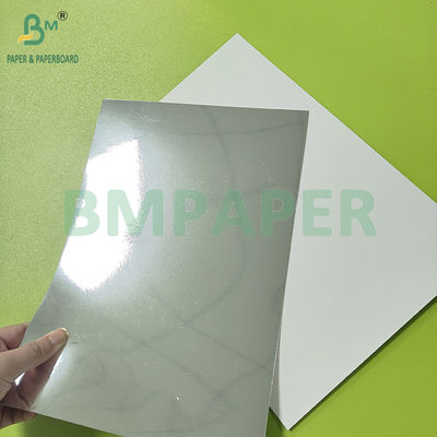 400gm 425gm Perak Cermin Kardus Kardus Metallic Shimmer Untuk Packing Box