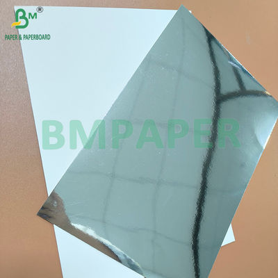 400gm 425gm Perak Cermin Kardus Kardus Metallic Shimmer Untuk Packing Box