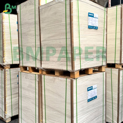 140g 160g Rintangan Lipat Lurus Ekologi - Ramah Putih Tinggi Kertas Tanpa Kayu Untuk Brosur Sampul Buku