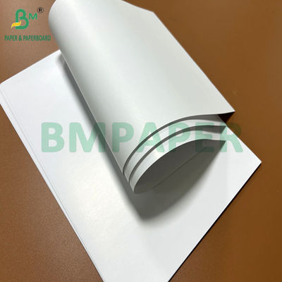 8.5 X 17 inci 70 gram 80 gram Offset Printing Satu Sisi Lapisan Seni Kertas Untuk Brosur