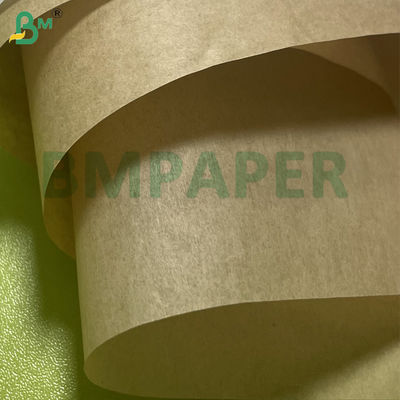 40gm 50gm Kit Printable 7 Brown Food Grade Greaseproof Paper Grease Resistant Untuk Pengemasan Hamburger