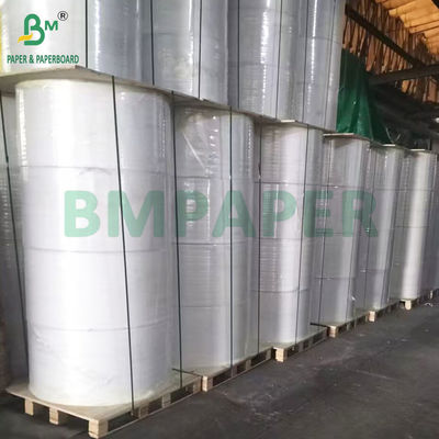 Percetakan Offset 52gsm 55gsm 58gsm 60gsm Blue Image NCR Copy Paper In Reel