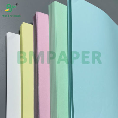 Rintangan memudar 55gsm 58gsm 60gsm Blue Image Carbonless Auto-copy Paper