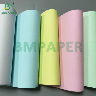 Rintangan memudar 55gsm 58gsm 60gsm Blue Image Carbonless Auto-copy Paper