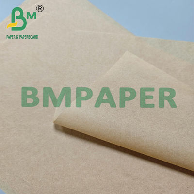 30gm 35gm Compostable Unbleached Burger Paper Untuk Pengemasan Makanan Minyak