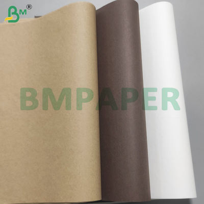 40gm Kit 3 lembar kertas putih tahan lemak untuk pembungkus hamburger