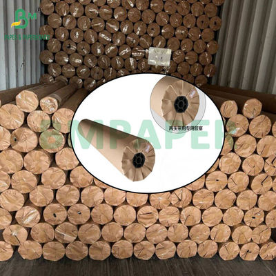40g - 80g White Plotter Marker Paper Rolls Untuk Pattern Tekstil 72" Lebar X 400 Yards Panjang