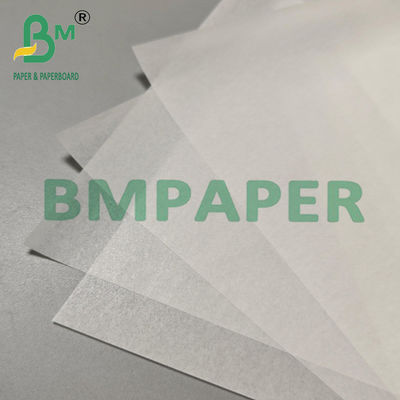 Kertas tahan minyak silikon putih tahan 40 gram untuk penggorengan udara 40 x 60 cm