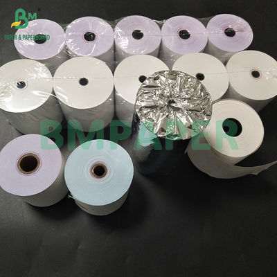 55gsm 60gsm Termal kertas kwitansi Gulung 9 * 13 inti 80 * 80mm POS cash register