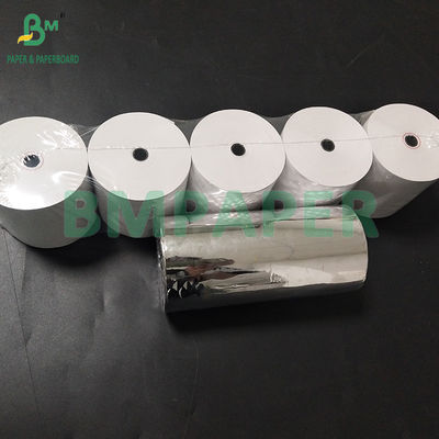 55gsm 60gsm Termal kertas kwitansi Gulung 9 * 13 inti 80 * 80mm POS cash register