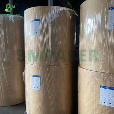 Gulungan Kertas Kraft Coklat Bergaris Bergaris 40GSM 50GSM 60GSM 750MM 1000MM