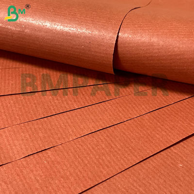 43gsm Fleksibel Bernafas Merah Bergaris Kraft Paper Roll 750mm 800mm Untuk Membungkus Hadiah