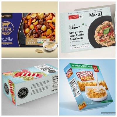 Kertas Kemasan Makanan Beku dengan Kekakuan Tinggi 275gsm + 15g PE Dilapisi 635 X 902mm