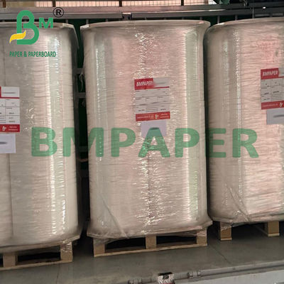 24gsm Compostable Straw Wrapping Paper 29/33mm Untuk kemasan Straw
