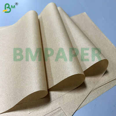 Kertas Sandwich Tahan Minyak Coklat 30gsm 35gsm Untuk Pembungkus Makanan 18x18"