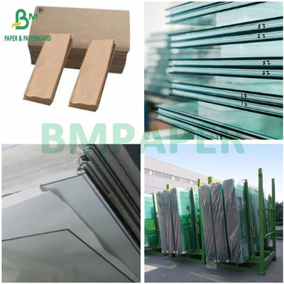 Natural Brown 36gram PV Glass Interleaving Paper untuk Perlindungan Kaca
