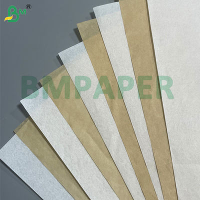 38g 45g Kit 7 Food Grade Smooth Kraft Greaseproof Paper Untuk Pengemasan Makanan Cepat