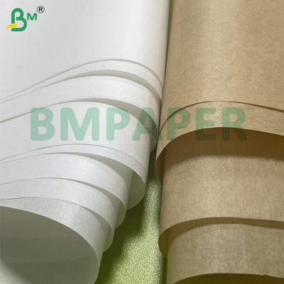 38g 45g Kit 7 Food Grade Smooth Kraft Greaseproof Paper Untuk Pengemasan Makanan Cepat