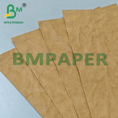 Gulungan Kertas Kraft Daur Ulang Tekstur Alami untuk Pembungkus Kado