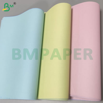 70GSM CF CB CFB Berwarna Berbagai NCR Karbonless Copy Paper Rolls