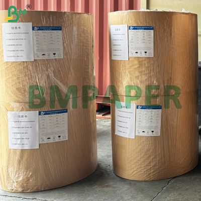 Kertas Dasar Putih Tahan Lama Satu Sisi Dengan Gulungan Pelapis Termal 70gsm