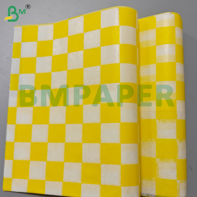 30Gsm Gres-Resistant Wax Paper Rolls untuk Bungkus Sandwich